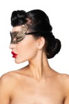 Золотистая карнавальная маска "Хассалех" фото 3 — pink-kiss