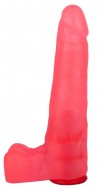 Розовая насадка-фаллос для трусиков Harness - 16,5 см. фото 1 — pink-kiss