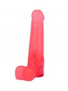 Розовая насадка-фаллос для трусиков Harness - 16,5 см. фото 2 — pink-kiss