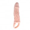 Телесная насадка на пенис с подхватом MEN EXTENTSION - 17 см. фото 1 — pink-kiss