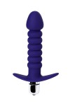 Фиолетовый анальный вибратор Condal - 14 см. фото 3 — pink-kiss