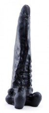 Чёрный фаллоимитатор-гигант "Аватар" - 31 см. фото 1 — pink-kiss
