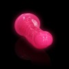 Розовый люминесцентный фаллоимитатор на присоске - 17,5 см. фото 3 — pink-kiss