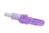 Фиолетовый вибратор с дополнительными отростками - 21 см. фото 2 — pink-kiss