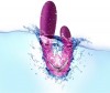Фиолетовый вибратор Vesper с клиторальным отростком и функцией нагрева - 14,8 см. фото 3 — pink-kiss