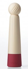 Бежевый вибратор с шаровидной мягкой головкой IROHA Rin Akane - 14,8 см. фото 1 — pink-kiss