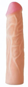Телесная насадка на Harness с коннектором RED LINE  - 21 см. фото 1 — pink-kiss