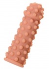 Насадка на фаллос с бугорками по поверхности Extreme Sleeve 002 M-size - 14,7 см. фото 1 — pink-kiss