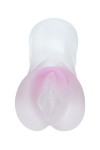 Прозрачный реалистичный мастурбатор Juicy Pussy Crystal Rose фото 3 — pink-kiss