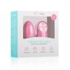 Розовое виброяйцо Vibrating Egg с пультом ДУ фото 6 — pink-kiss