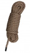 Пеньковая веревка для связывания Hemp Rope - 5 м. фото 1 — pink-kiss