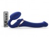 Синий безремневой страпон Multi Orgasm Size S с клиторальной стимуляцией фото 1 — pink-kiss