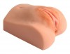 Телесная вагина с двумя рабочими отверстиями фото 1 — pink-kiss