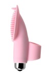 Нежно-розовая вибронасадка на палец JOS TWITY - 10,2 см. фото 3 — pink-kiss