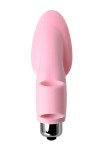 Нежно-розовая вибронасадка на палец JOS TWITY - 10,2 см. фото 4 — pink-kiss