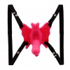 Стимулятор клитора "бабочка" на ремешках с вибрацией фото 2 — pink-kiss
