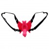 Стимулятор клитора "бабочка" на ремешках с вибрацией фото 4 — pink-kiss