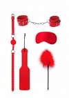 Красный игровой набор БДСМ Introductory Bondage Kit №4 фото 1 — pink-kiss