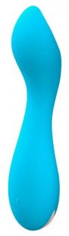 Голубой мини-вибратор Tarvos - 11,7 см. фото 1 — pink-kiss