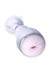 Мастурбатор-вагина в белой колбе с присоской и функцией нагрева фото 5 — pink-kiss