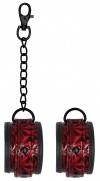 Красно-черные поножи Luxury Ankle Cuffs фото 3 — pink-kiss