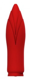 Красный клиторальный стимулятор SIRONA - 10 см. фото 1 — pink-kiss