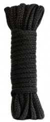 Черная веревка Tende - 10 м. фото 1 — pink-kiss