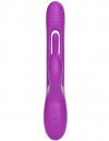 Фиолетовый ударный вибратор-кролик G-Hit - 24 см. фото 2 — pink-kiss
