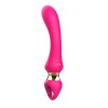 Розовый изогнутый вибромассажер Moon Vibrator - 21,1 см. фото 6 — pink-kiss