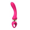 Розовый изогнутый вибромассажер Moon Vibrator - 21,1 см. фото 10 — pink-kiss