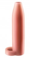 Телесная насадка Real Feel Enhancer XL - 17 см. фото 2 — pink-kiss