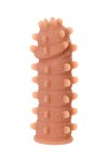 Насадка на фаллос с шипами и продолговатыми бугорками Extreme Sleeve 004 M-size - 14,7 см. фото 3 — pink-kiss
