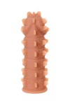 Насадка на фаллос с шипами и продолговатыми бугорками Extreme Sleeve 004 M-size - 14,7 см. фото 4 — pink-kiss