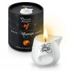Массажная свеча с ароматом персика Bougie Massage Gourmande Pêche - 80 мл. фото 1 — pink-kiss