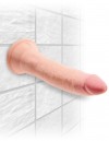 Телесный фаллоимитатор на присоске 7" Triple Density Cock - 21 см. фото 4 — pink-kiss