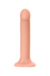 Телесный фаллос на присоске Silicone Bendable Dildo XL - 20 см. фото 3 — pink-kiss
