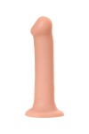 Телесный фаллос на присоске Silicone Bendable Dildo XL - 20 см. фото 4 — pink-kiss