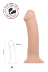 Телесный фаллос на присоске Silicone Bendable Dildo XL - 20 см. фото 7 — pink-kiss