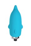 Голубой мини-вибратор Jolly - 7,5 см. фото 3 — pink-kiss