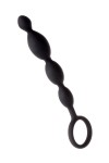 Анальная цепочка черного цвета A-toys - 19,5 см. фото 2 — pink-kiss