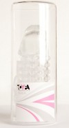 Гелевая прозрачная насадка с 2 отростками - 13 см. фото 2 — pink-kiss