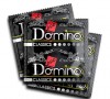 Ароматизированные презервативы Domino "Земляника" - 3 шт. фото 2 — pink-kiss