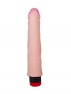 Вибратор-реалистик ART-Style №5 с венками и пупырышками - 23,5 см. фото 4 — pink-kiss