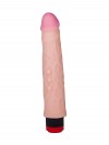 Вибратор-реалистик ART-Style №5 с венками и пупырышками - 23,5 см. фото 5 — pink-kiss