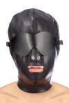 Маска-шлем с отверстием для рта и съемными шорами фото 1 — pink-kiss