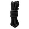 Черная хлопковая веревка для связывания - 3 м. фото 1 — pink-kiss