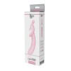 Розовый вибромассажер 2-WAY PLEASER - 21 см. фото 2 — pink-kiss