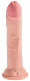 Телесный фаллоимитатор на присоске 8" Triple Density Cock - 24,1 см. фото 1 — pink-kiss