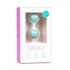 Бело-голубые вагинальные шарики Jiggle Balls фото 3 — pink-kiss