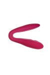 Бордовый многофункциональный вибратор Caberna фото 8 — pink-kiss